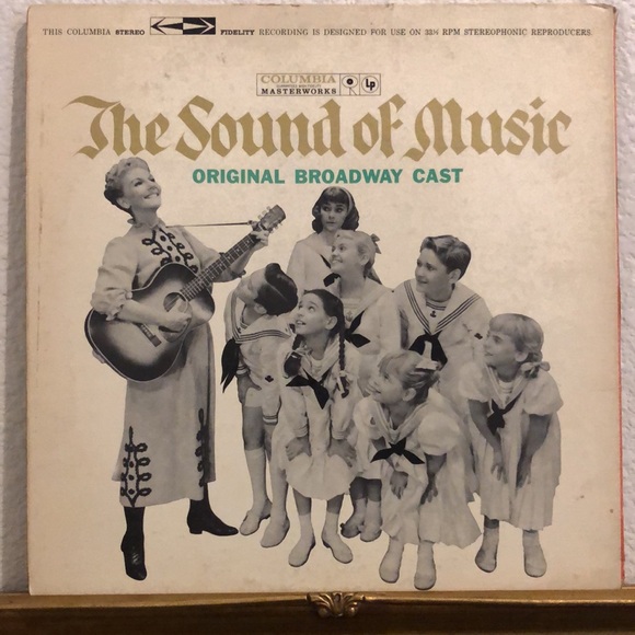 The Sound of Music Original Broadway Cast Soundtrack Vinyl Album - Picture 3 of 6
